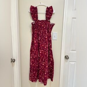 Hill House Red Midi Dress